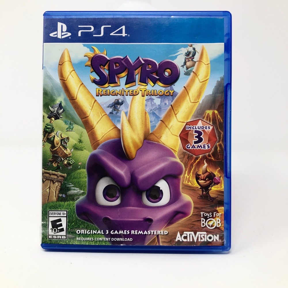 Spyro Reignited Trilogy PS4 PlayStation 4 2018 Case & Disc Activision